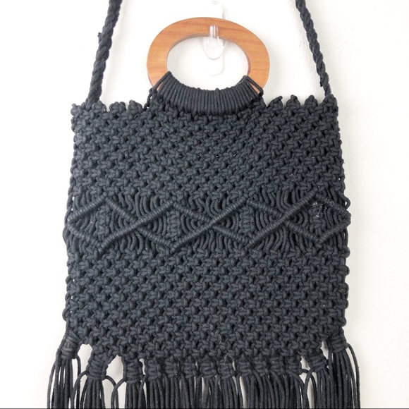 DANIELLE NICOLE Boho Macrame Crossbody Bag - Picture 3 of 8